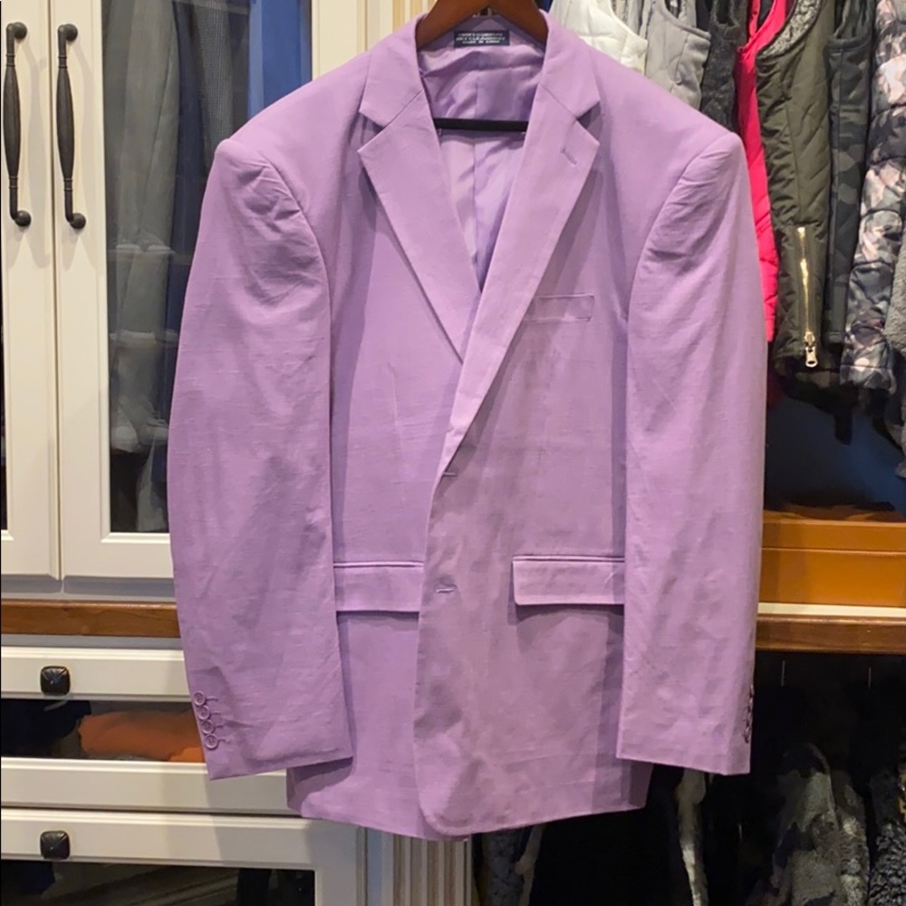 Purple John Blair Sports Coat Size 42R